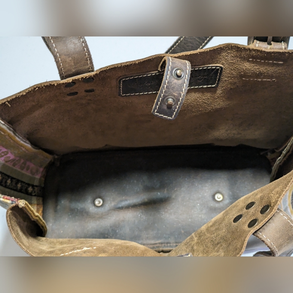 Oak River Leather Mini Market Tote - Picture 9 of 16